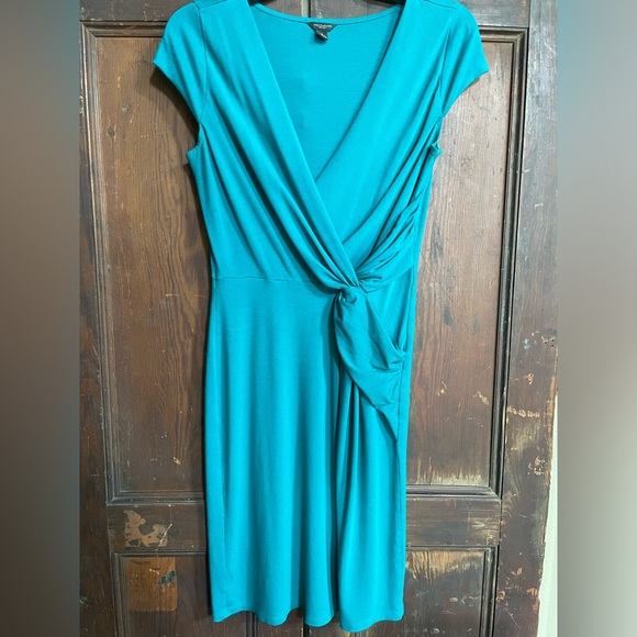 Ann Taylor wrap front dress size 2 - Picture 2 of 6
